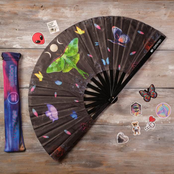 მარაო მარაოები პეპლის ეფექტი კლუბური აქსესუარი დიდი რეივი მუსიკალური ფესტივალი