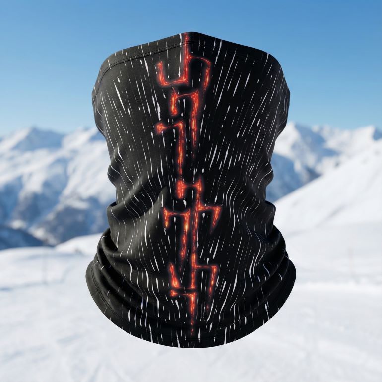 ნიღაბი რეივერი ბაფი, ბაფები ქართული სიმბოლოები, კისრის გეტრი, პირბადე, თავსაბურავი, რეივი კლუბური აქსესუარი, აქსესუარები, ბალაკლავა